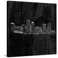 Skyline Black-OnRei-Stretched Canvas