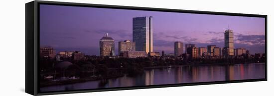 Skyline Boston, MA-null-Framed Stretched Canvas