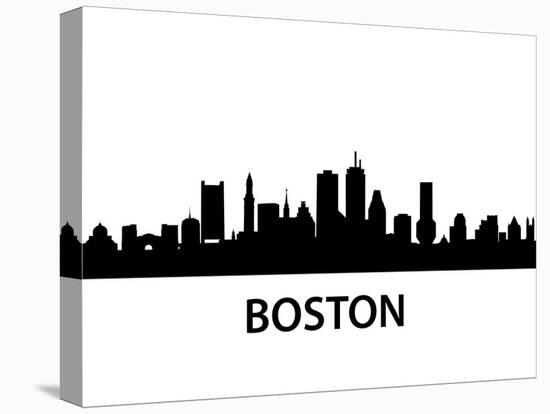 Skyline Boston-unkreatives-Stretched Canvas