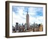 Skyline Buildings Manhattan, Empire State Building, Urban Landscape, New York, United States, USA-Philippe Hugonnard-Framed Premium Photographic Print