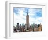 Skyline Buildings Manhattan, Empire State Building, Urban Landscape, New York, United States, USA-Philippe Hugonnard-Framed Photographic Print