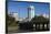 Skyline by the Arkansas River, Wichita, Kansas, USA-Walter Bibikow-Framed Photographic Print