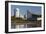 Skyline by the Arkansas River, Wichita, Kansas, USA-Walter Bibikow-Framed Premium Photographic Print