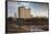 Skyline by the Arkansas River, Wichita, Kansas, USA-Walter Bibikow-Framed Photographic Print