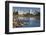 Skyline by the Arkansas River, Wichita, Kansas, USA-Walter Bibikow-Framed Photographic Print