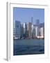 Skyline, Central, Hong Kong Island, Hong Kong, China-Amanda Hall-Framed Photographic Print