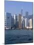 Skyline, Central, Hong Kong Island, Hong Kong, China-Amanda Hall-Mounted Photographic Print
