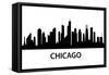 Skyline Chicago-unkreatives-Framed Stretched Canvas