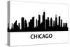 Skyline Chicago-unkreatives-Stretched Canvas