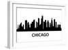 Skyline Chicago-unkreatives-Framed Art Print