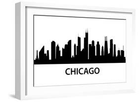Skyline Chicago-unkreatives-Framed Art Print