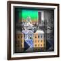 Skyline City-Jean-François Dupuis-Framed Art Print