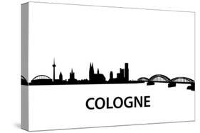 Skyline Cologne-unkreatives-Stretched Canvas