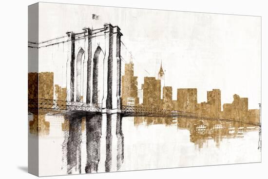 Skyline Crossing Gold-Avery Tillmon-Stretched Canvas
