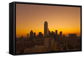 Skyline, Dallas, Texas, United States of America, North America-Kav Dadfar-Framed Stretched Canvas