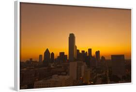 Skyline, Dallas, Texas, United States of America, North America-Kav Dadfar-Framed Photographic Print