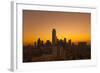 Skyline, Dallas, Texas, United States of America, North America-Kav Dadfar-Framed Photographic Print