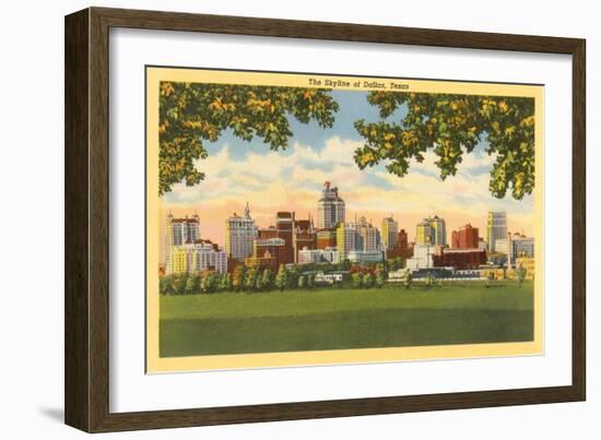 Skyline, Dallas, Texas-null-Framed Art Print