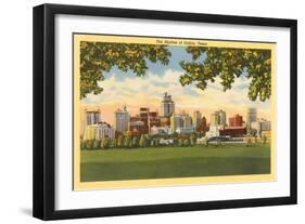 Skyline, Dallas, Texas-null-Framed Art Print