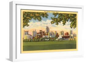 Skyline, Dallas, Texas-null-Framed Art Print