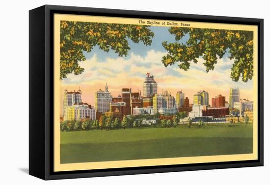 Skyline, Dallas, Texas-null-Framed Stretched Canvas