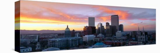 Skyline, Denver, Colorado-null-Stretched Canvas