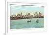 Skyline, Detroit, Michigan-null-Framed Premium Giclee Print