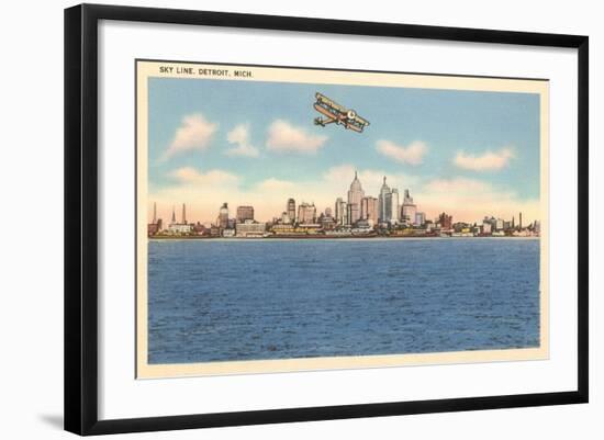 Skyline, Detroit, Michigan-null-Framed Art Print