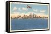 Skyline, Detroit, Michigan-null-Framed Stretched Canvas