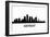 Skyline Detroit-unkreatives-Framed Art Print