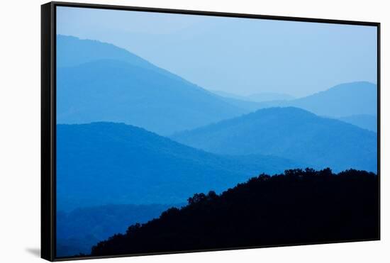Skyline Drive, Shenandoah National Park, Virginia-null-Framed Stretched Canvas