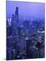 Skyline Dusk, Chicago, IL-Mark Gibson-Mounted Photographic Print