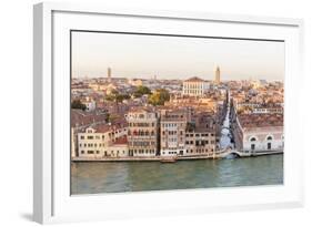 Skyline from Above Lagoon. Venice. Italy-Tom Norring-Framed Photographic Print