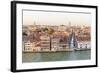 Skyline from Above Lagoon. Venice. Italy-Tom Norring-Framed Photographic Print