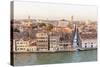 Skyline from Above Lagoon. Venice. Italy-Tom Norring-Stretched Canvas