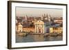 Skyline from Above with Gesuati in Front. Venice. Italy-Tom Norring-Framed Photographic Print