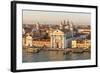 Skyline from Above with Gesuati in Front. Venice. Italy-Tom Norring-Framed Photographic Print