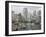 Skyline from Granville Island, Vancouver, British Columbia, Canada-David Herbig-Framed Photographic Print
