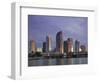Skyline From Hillsborough Bay, Tampa, Florida, USA-Walter Bibikow-Framed Photographic Print