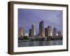 Skyline From Hillsborough Bay, Tampa, Florida, USA-Walter Bibikow-Framed Photographic Print