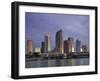 Skyline From Hillsborough Bay, Tampa, Florida, USA-Walter Bibikow-Framed Photographic Print