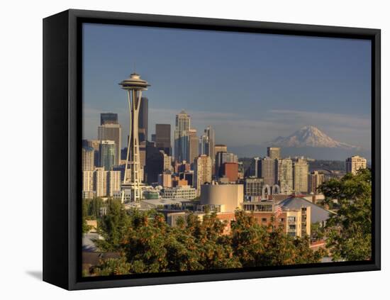 Skyline From Kerry Park, Seattle, Washington, USA-Jamie & Judy Wild-Framed Stretched Canvas