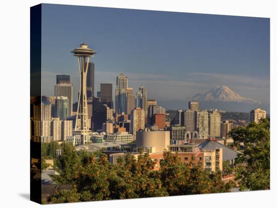 Skyline From Kerry Park, Seattle, Washington, USA-Jamie & Judy Wild-Stretched Canvas