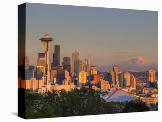 Skyline From Kerry Park, Seattle, Washington, USA-Jamie & Judy Wild-Stretched Canvas