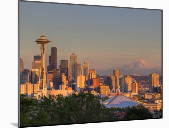 Skyline From Kerry Park, Seattle, Washington, USA-Jamie & Judy Wild-Mounted Photographic Print