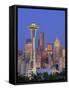 Skyline From Kerry Park, Seattle, Washington, USA-Jamie & Judy Wild-Framed Stretched Canvas