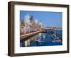 Skyline from Pier 66 with Elliott Bay, Seattle, Washington, USA-Jamie & Judy Wild-Framed Photographic Print