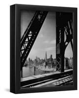 Skyline From Queensboro Bridge-null-Framed Poster