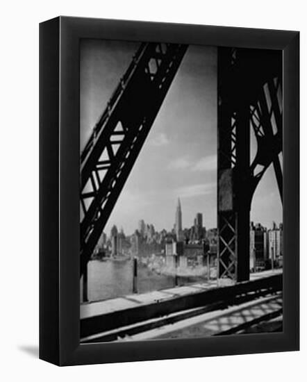 Skyline From Queensboro Bridge-null-Framed Poster