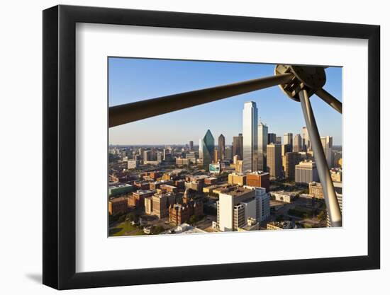 Skyline from Reunion Tower, Dallas, Texas, United States of America, North America-Kav Dadfar-Framed Photographic Print